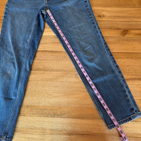 Everlane The Original Cheeky Jean Organic Cotton Straight Leg Size 27 Blue Denim - Picture 14 of 16